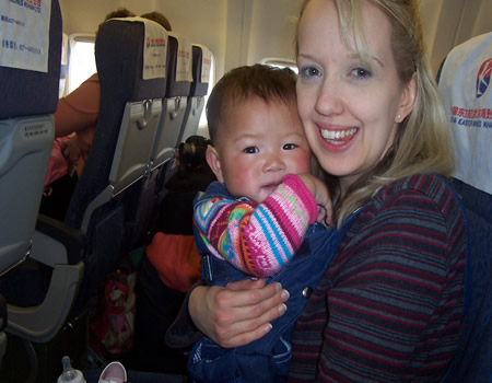 Becca's First Flight!